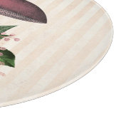 Vintages Mushroom und Blumenkompilation Schneidebrett (Ecke)