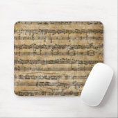 Vintages Musik-Blatt Mousepad (Mit Mouse)
