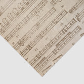 Vintages Musik-Blatt Seidenpapier (Ausschnitt)