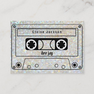 Vintages Musikbanddesign Visitenkarte