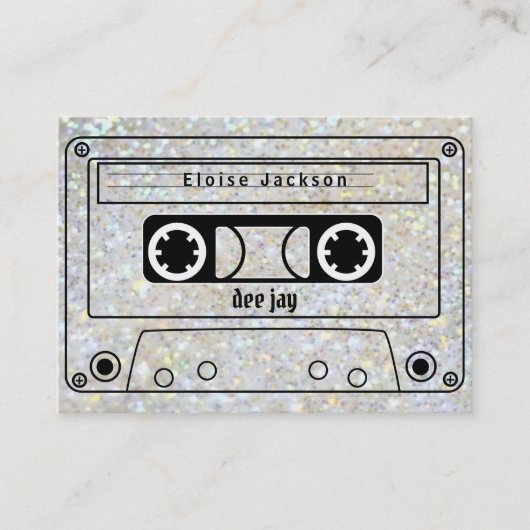 Vintages Musikbanddesign Visitenkarte (Vorderseite)