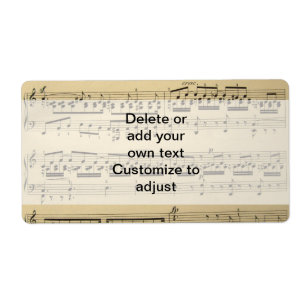 Vintages Musikblatt