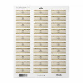 Vintages Musikblatt (Vorne)