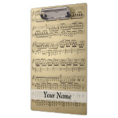 Vintages Musikblatt Klemmbrett (Links)