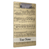 Vintages Musikblatt Klemmbrett (Rechts)