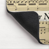 Vintages Musikblatt Mousepad (Ecke)
