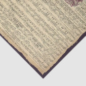 Vintages Musikblatt Seidenpapier (Ausschnitt)