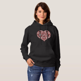 Vintages Musikherz Hoodie