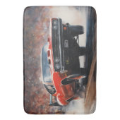 Vintages Muskelauto Badematte (Vorderseite Vertikal)