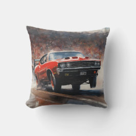 Vintages Muskelauto Kissen