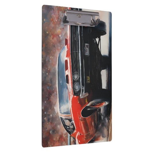 Vintages Muskelauto Klemmbrett (Rechts)