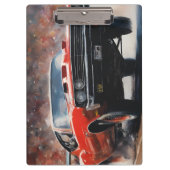 Vintages Muskelauto Klemmbrett (Vorderseite)