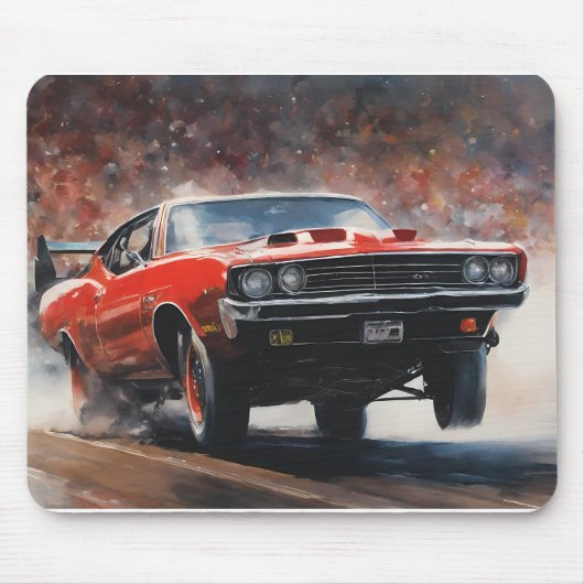 Vintages Muskelauto Mousepad (Vorne)