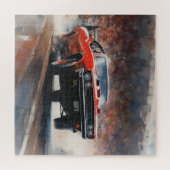 Vintages Muskelauto Puzzle (Horizontal)