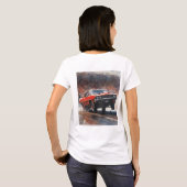 Vintages Muskelauto T-Shirt (Schwarz voll)