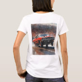 Vintages Muskelauto T-Shirt (Rückseite)