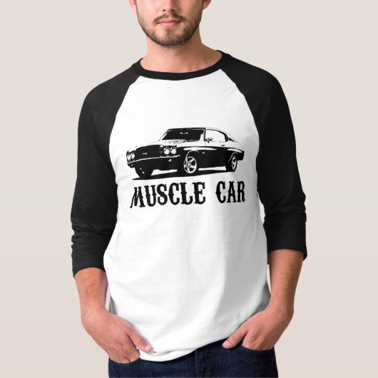Vintages Muskelauto T-Shirt (Vorderseite)