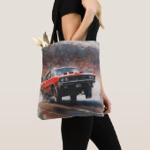 Vintages Muskelauto Tasche (Von Nahem)
