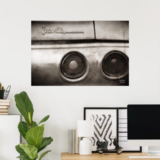 Vintages Muskelkater-Poster Poster (Heimbüro)