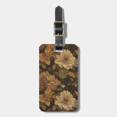 Vintages Muster (10) Gepäckanhänger (Vorderseite vertikal)