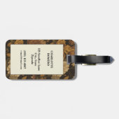 Vintages Muster (10) Gepäckanhänger (Rückseite horizontal)