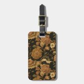 Vintages Muster (11) Gepäckanhänger (Vorderseite vertikal)