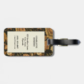 Vintages Muster (11) Gepäckanhänger (Rückseite horizontal)