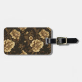 Vintages Muster (11) Gepäckanhänger (Vorderseite horizontal)