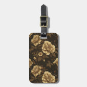 Vintages Muster (11) Gepäckanhänger (Vorderseite vertikal)