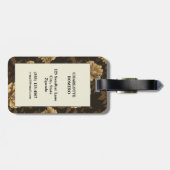 Vintages Muster (11) Gepäckanhänger (Rückseite horizontal)