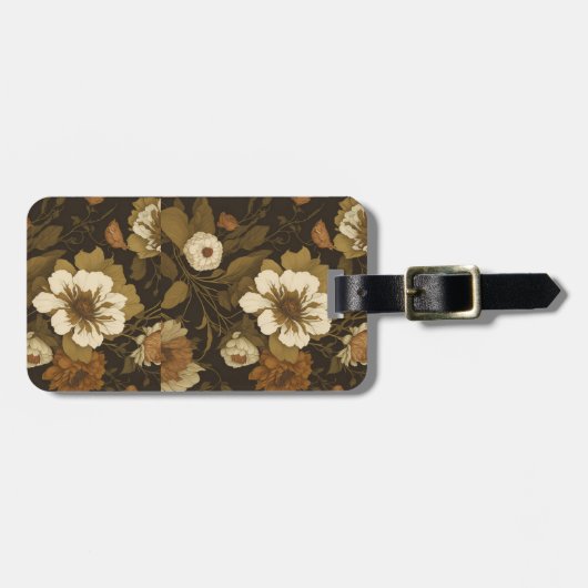 Vintages Muster (1) Gepäckanhänger (Vorderseite horizontal)