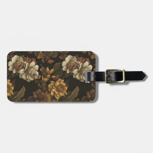 Vintages Muster (2) Gepäckanhänger (Vorderseite horizontal)