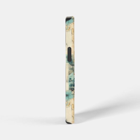 Vintages Muster (2) iPhone Hülle (Rechte Seite)