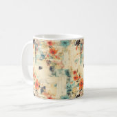 Vintages Muster (2) Kaffeetasse (Vorderseite Links)