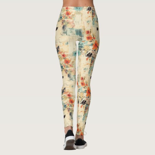 Vintages Muster (2) Leggings (Rückseite)