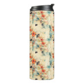 Vintages Muster (2) Thermosbecher (Nach links gedreht)