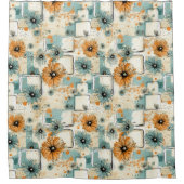 Vintages Muster (3) Duschvorhang (Vorderseite)