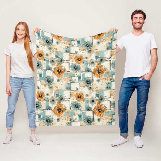 Vintages Muster (3) Fleecedecke (Beispiel)