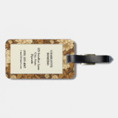 Vintages Muster (3) Gepäckanhänger (Rückseite horizontal)