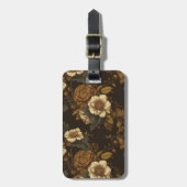 Vintages Muster (4) Gepäckanhänger (Vorderseite vertikal)