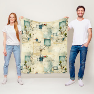 Vintages Muster (5) Fleecedecke