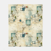 Vintages Muster (5) Fleecedecke (Vorderseite)