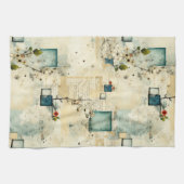 Vintages Muster (5) Geschirrtuch (Horizontal)