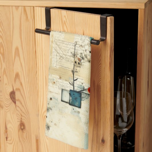 Vintages Muster (5) Geschirrtuch (Drittel gefaltet)