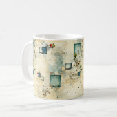 Vintages Muster (5) Kaffeetasse (Vorderseite Links)