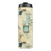 Vintages Muster (5) Thermosbecher (Vorderseite)