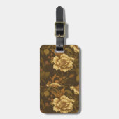 Vintages Muster (7) Gepäckanhänger (Vorderseite vertikal)