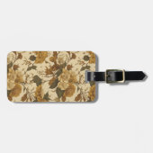 Vintages Muster (8) Gepäckanhänger (Vorderseite horizontal)