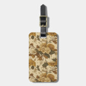 Vintages Muster (8) Gepäckanhänger (Vorderseite vertikal)