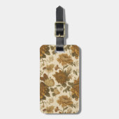 Vintages Muster (9) Gepäckanhänger (Vorderseite vertikal)